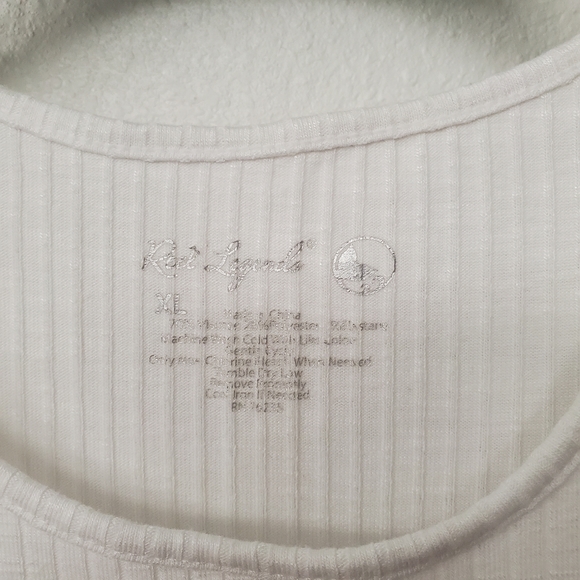 White Racerback Tank - Picture 2 of 4
